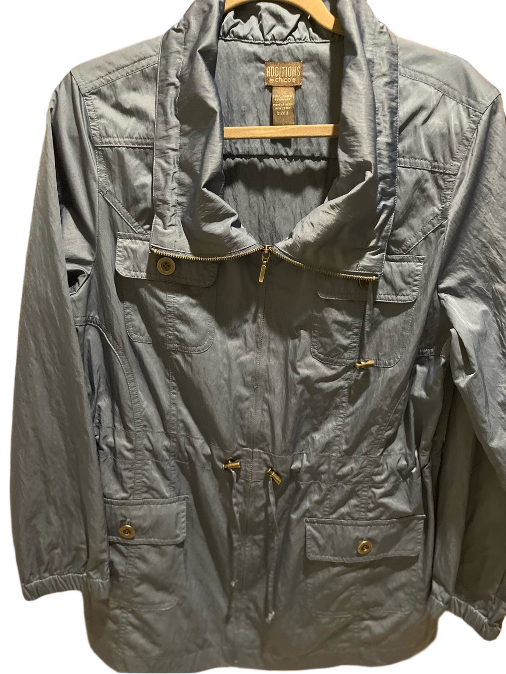 50. WOMENS CHICO’S 2/L DETAIL JACKET